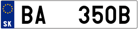 Truck License Plate